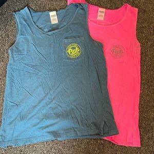 PINK tank tops
